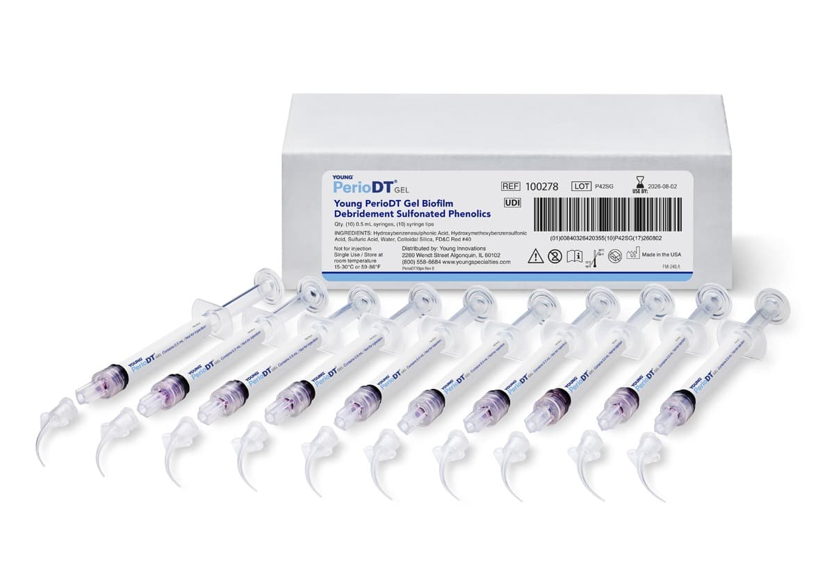 PerioDT® Gel Biofilm Debridement Sulfonated Phenolics, 0.5ml, 10pk