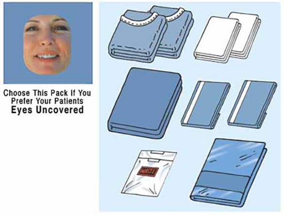 #2000 Salvin E.N.T. Head & Neck Surgery Pack - Case of 8