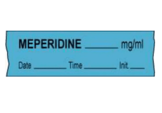 Meperidine Labels 333/Roll
