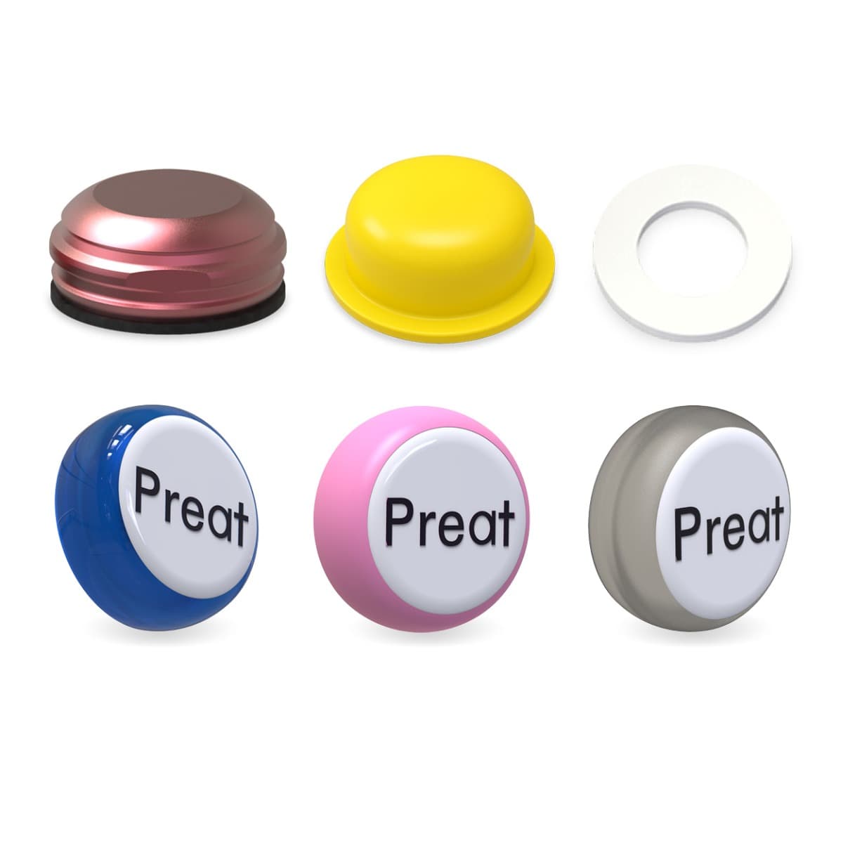 PreatLoc™ Processing Pack for Bar - Anodized Cap, 10 Pack