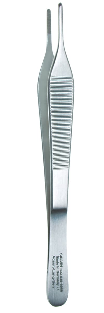 Salvin Adson Tissue Forcep-Long-Serrated 6" (15cm)