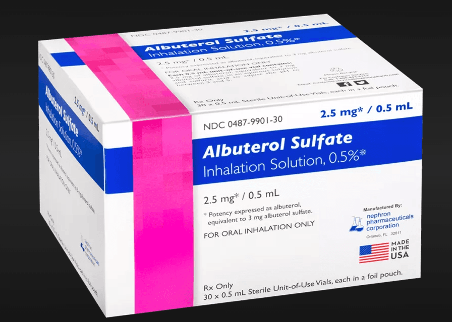 Albuterol Sulfate Amp .5% .5mL 30/Box