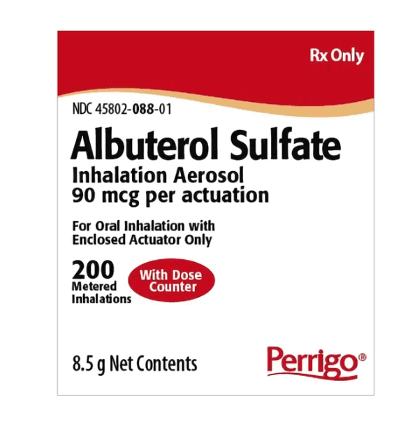 Albuterol HFA Inhaler 90 mcg Aerosol 8.5 gram 200 Doses