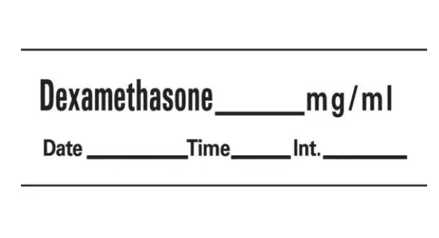 Dexamethasone Labels 333/Roll