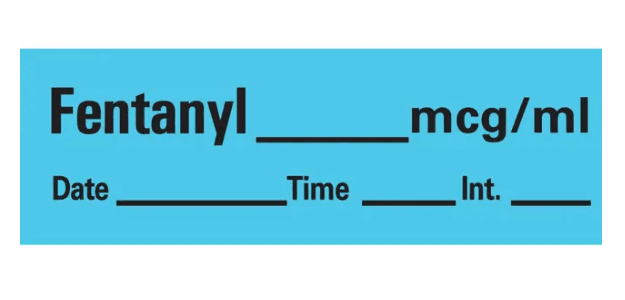 Fentanyl Labels 333/Roll