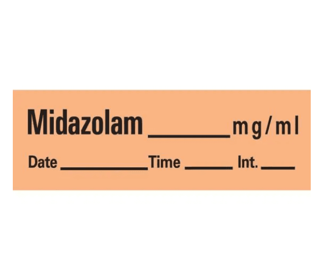 Midazolam Labels 333/Roll