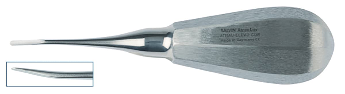 Salvin AtrauLux® Luxating Elevator - 2mm - Curved