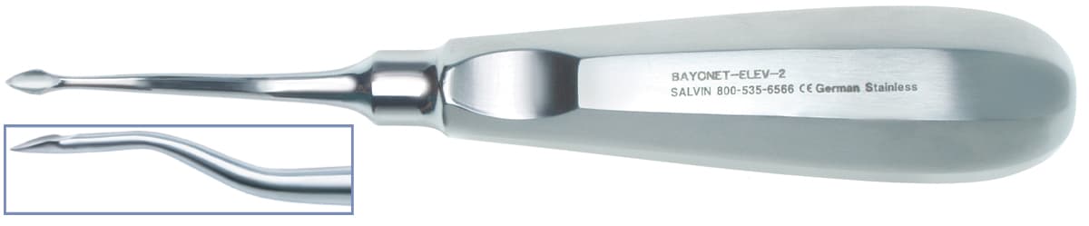 Salvin Bayonet Elevator Offset "In" - Small                                                                