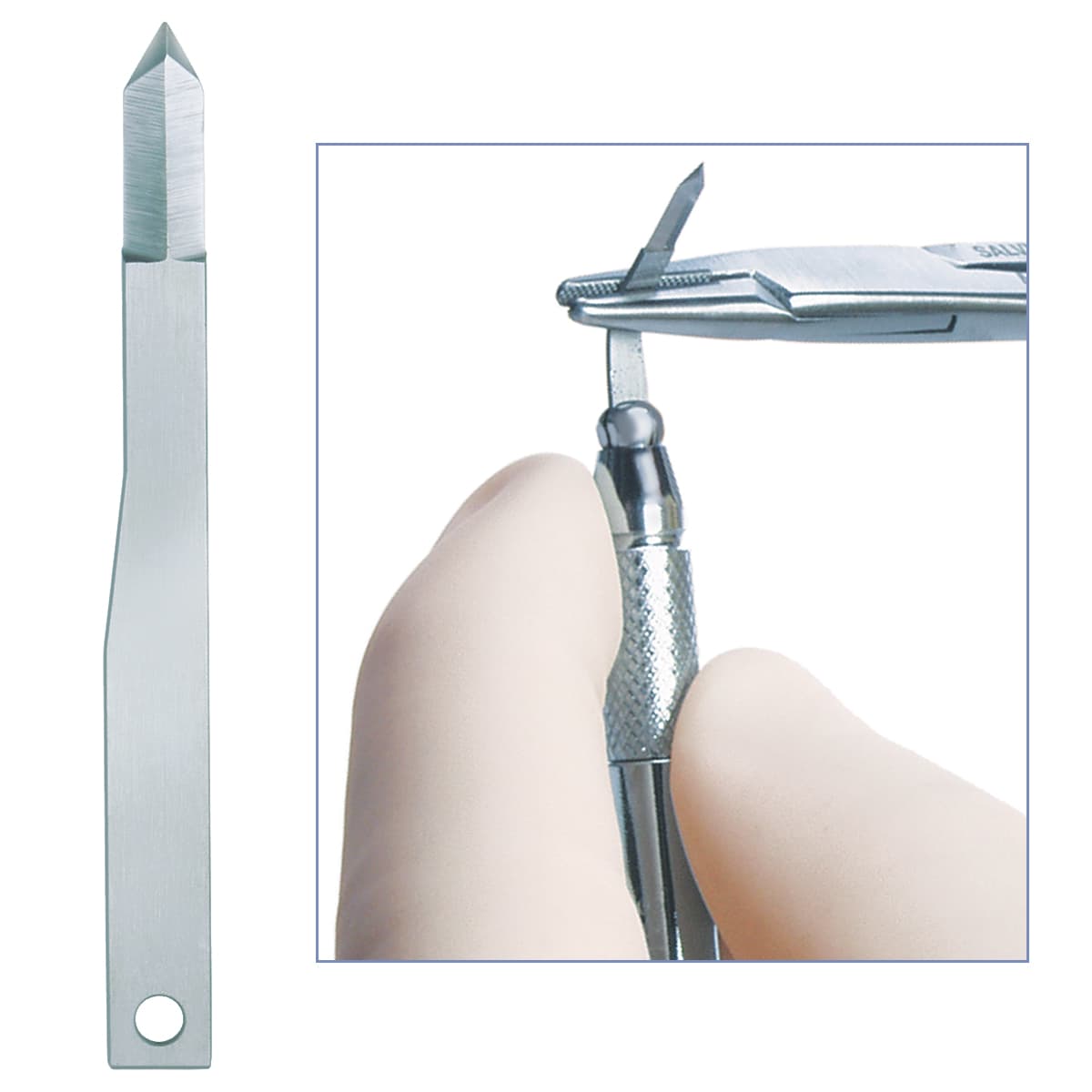 Salvin Bendable Miniature Surgical Blades #63 - Full Radius - Box of 6