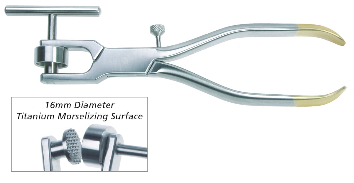 Salvin Bone Morselizer With Titanium Knurled Surfaces