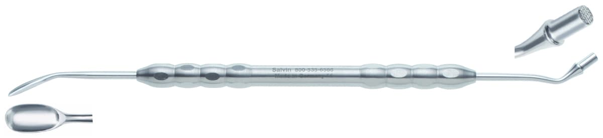 Salvin Graft Material Spoon With 3mm Serrated Graft Packer
