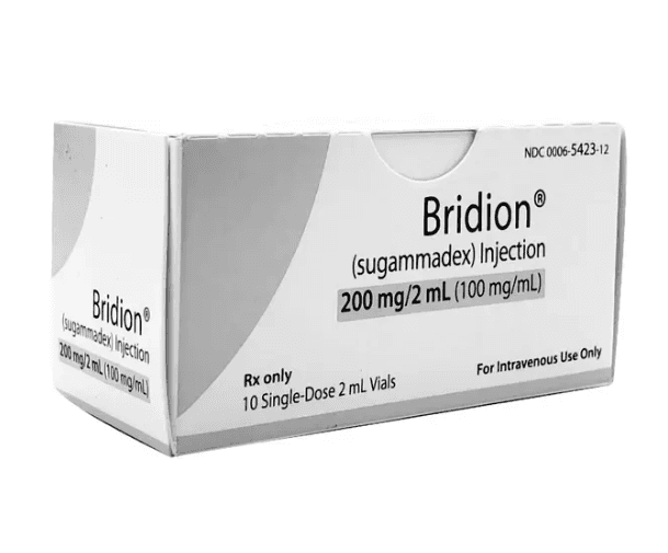 Bridion® (Sugammadex) 200 mg/2 mL Single-Dose Vial