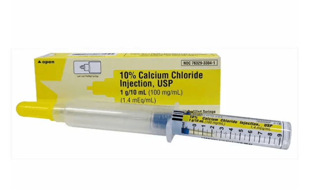 Calcium Chloride 10% 100 mg/mL 10 mL Prefilled Syringe