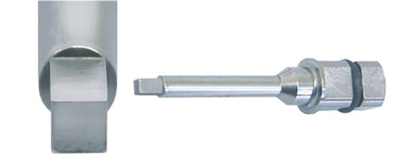 Square Connection Abutment Driver Tip - .05” (1.25mm) Square Long - 12mm