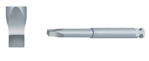 “Latch Type” Prosthetic Driver Tips - .05” (1.25mm) Tip Square Driver