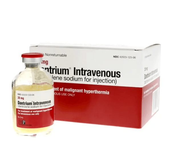 Dantrolene Sodium 20 mg Single-Dose Vial