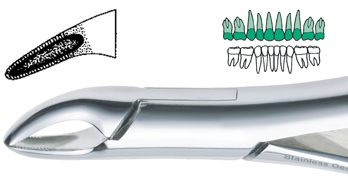 Salvin DEF 150S TC Pedo Tungsten Carbide Tip Extraction Forcep