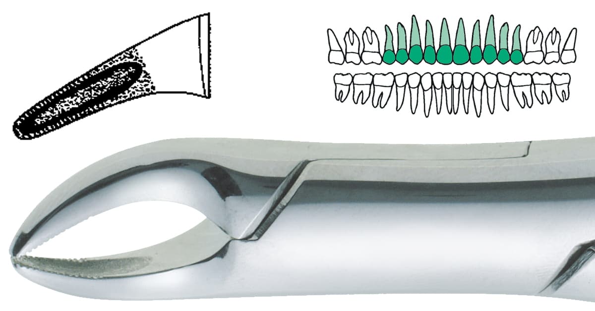 Salvin DEF 150 TC Tungsten Carbide Tip Extraction Forcep