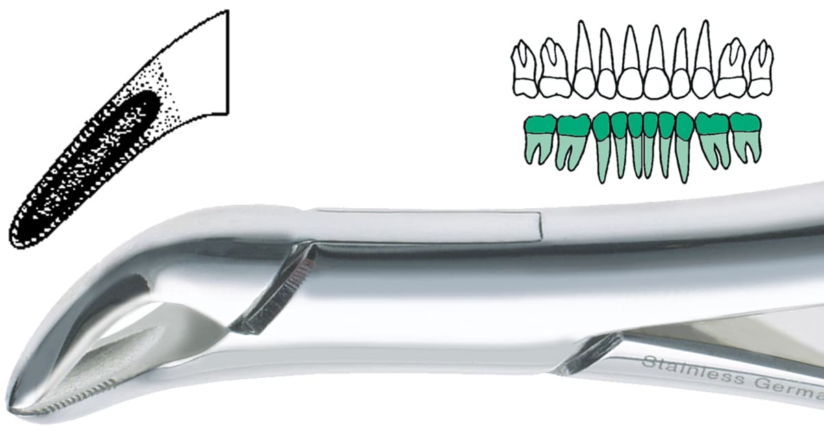 Salvin DEF 151S TC Pedo Tungsten Carbide Tip Extraction Forcep