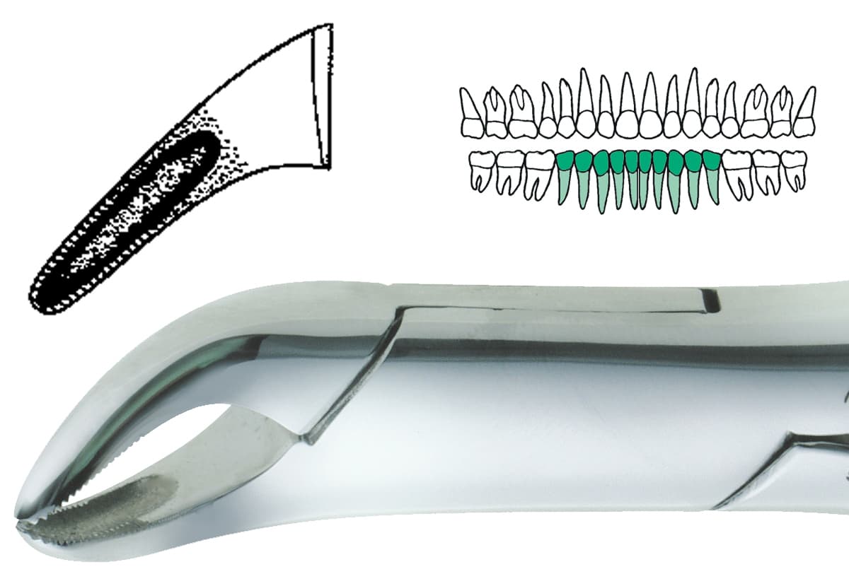 Salvin DEF 151 TC Tungsten Carbide Tip Extraction Forcep