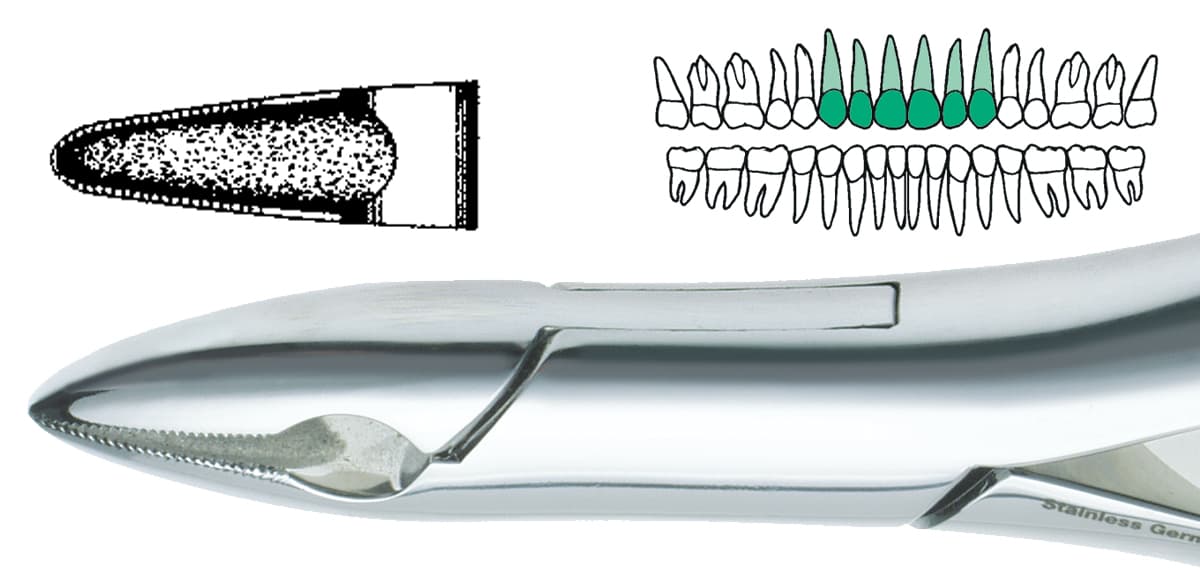 Salvin DEF 1STD TC Tungsten Carbide Tip Extraction Forcep