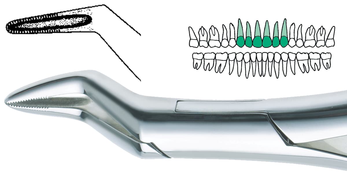 Salvin DEF 65 TC Tungsten Carbide Tip Extraction Forcep