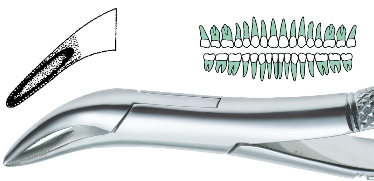 Salvin DEF 69 TC Tungsten Carbide Tip Extraction Forcep