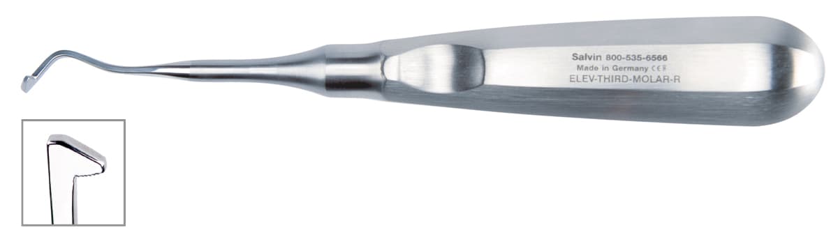 Salvin 3rd Molar Root Elevator - Right
