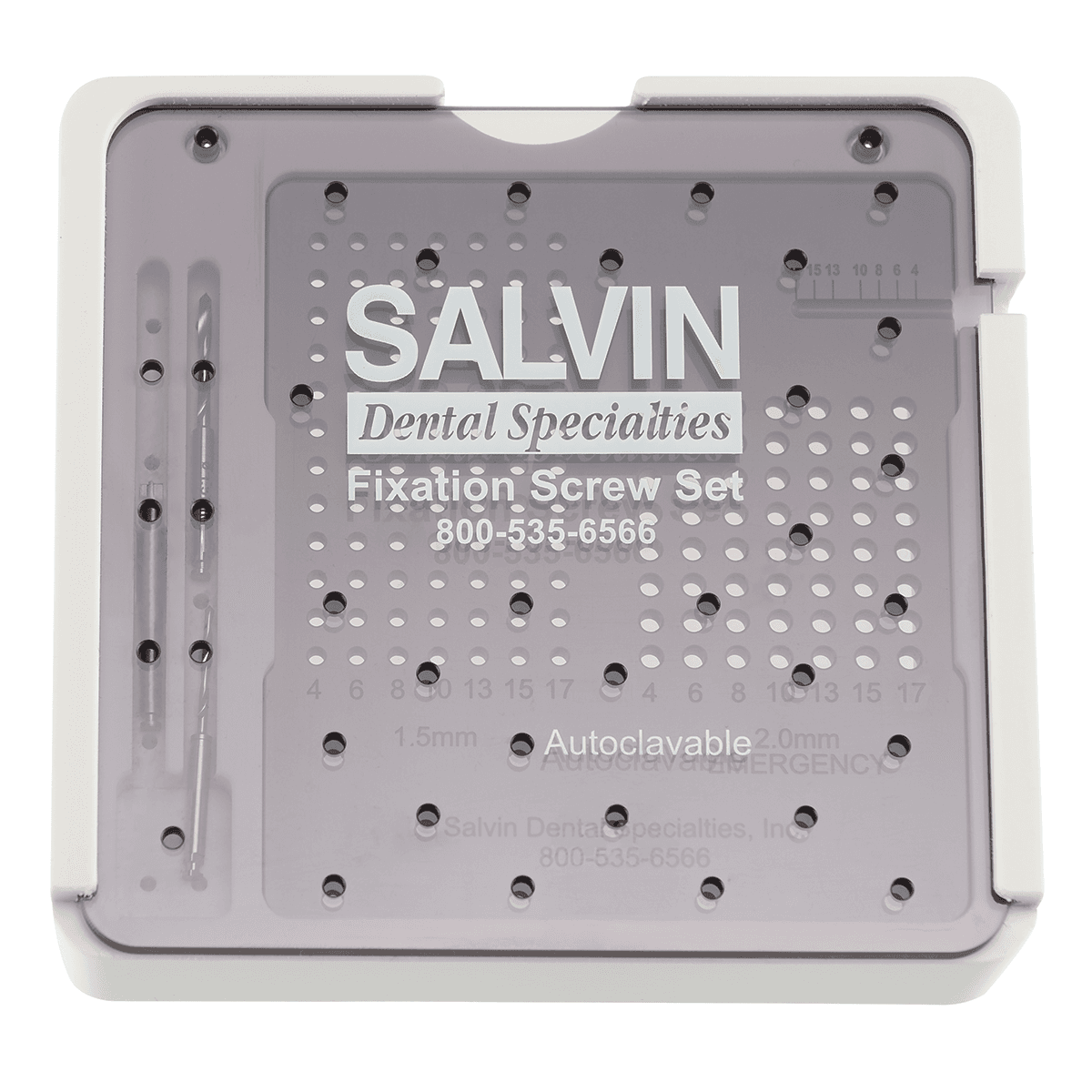 Salvin Fixation Screw Organizer-Autoclavable