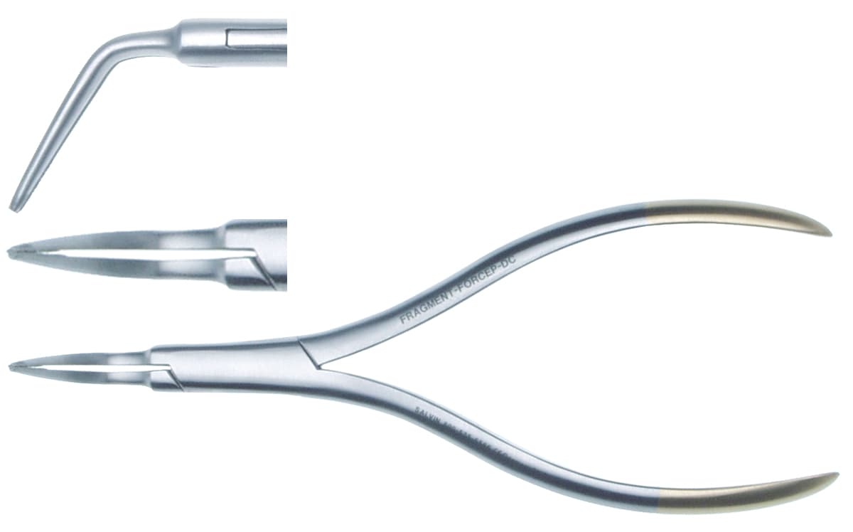 Salvin Tungsten Carbide Coated Tip Root Fragment Forcep                                                      