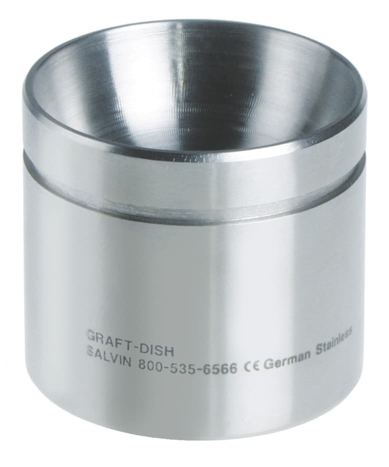 Salvin Stainless Steel Weighted Graft Material Dish