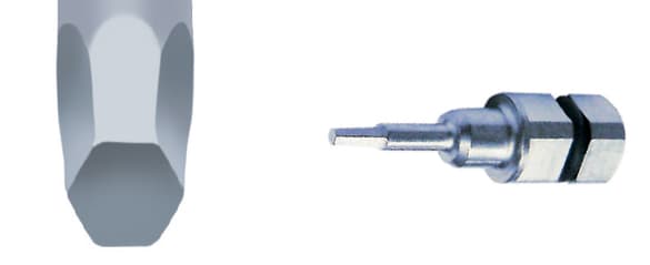 Salvin .035” (0.9mm) Hex Square Connection Abutment Driver Tip - 6mm