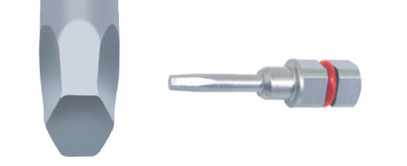 Salvin .05 Hex Square Connection Abutment Driver Tip - 6mm