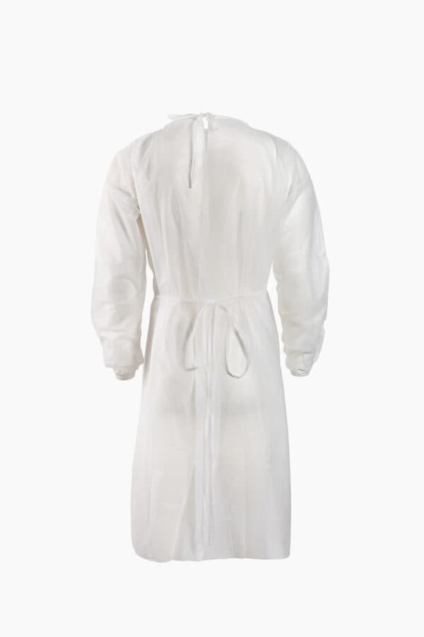 Breathable White Isolation Gown-L-Case of 50