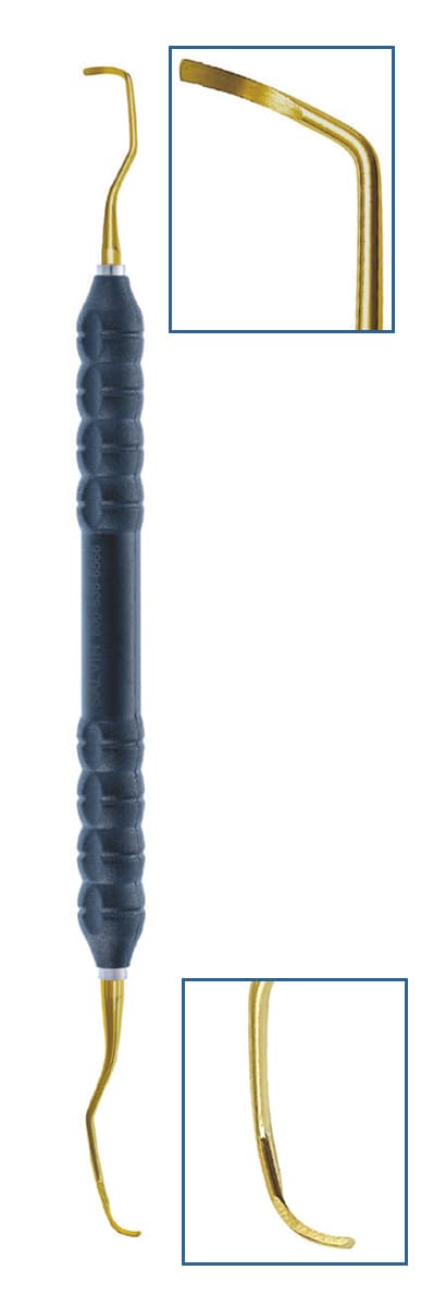 ImplaSafe 3/4 Curette - Titanium Tip