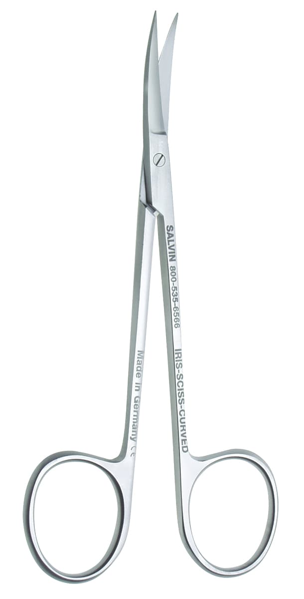 Salvin Iris Scissors-Curved-4.5" (11.5cm)