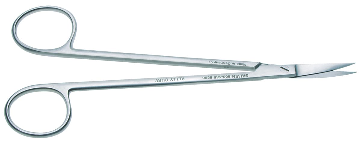 Salvin Kelly Scissor Curved - 15.9cm