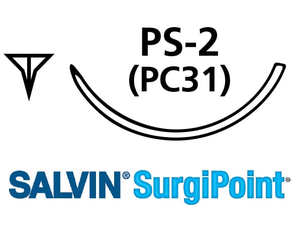 Salvin SurgiPoint 4-0 FA PGA PS-2(PC31) Synth Absorb 18"