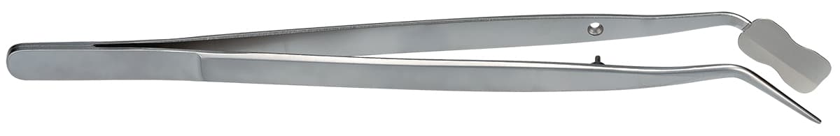 Salvin Membrane / PRF Forceps With “Peanut” Shaped Tip - Left                                                