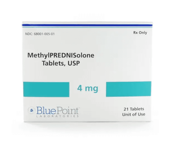Methylprednisolone 4 mg Tablet 21/Box