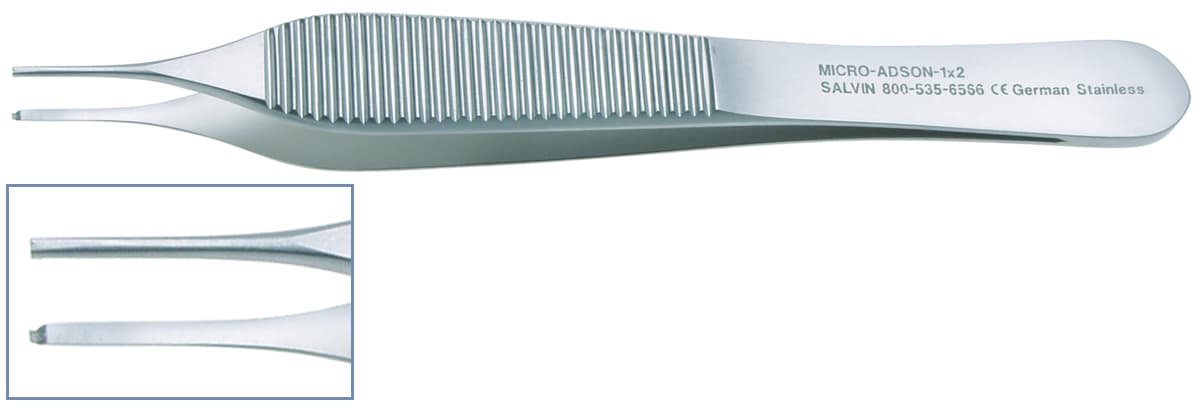 Salvin Micro Adson 1x2 Tissue Forcep
