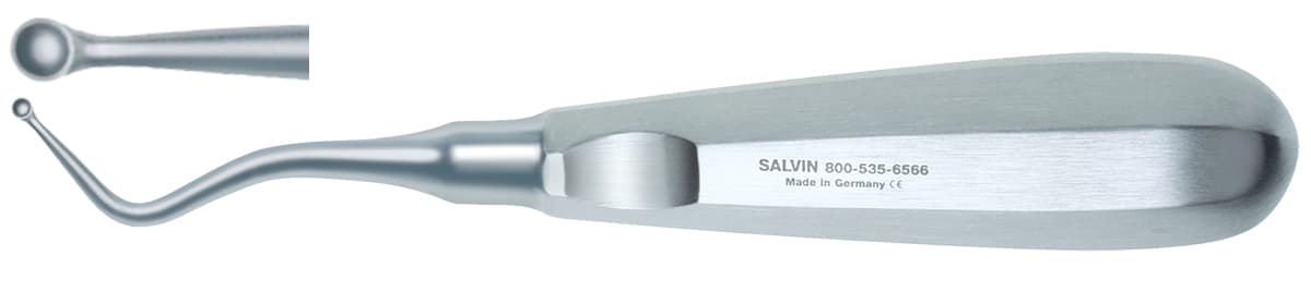 Salvin Misch Socket Scoop 4mm Angled Left