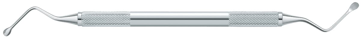 Salvin Molt 2 Angled Double-Ended Bone Curette