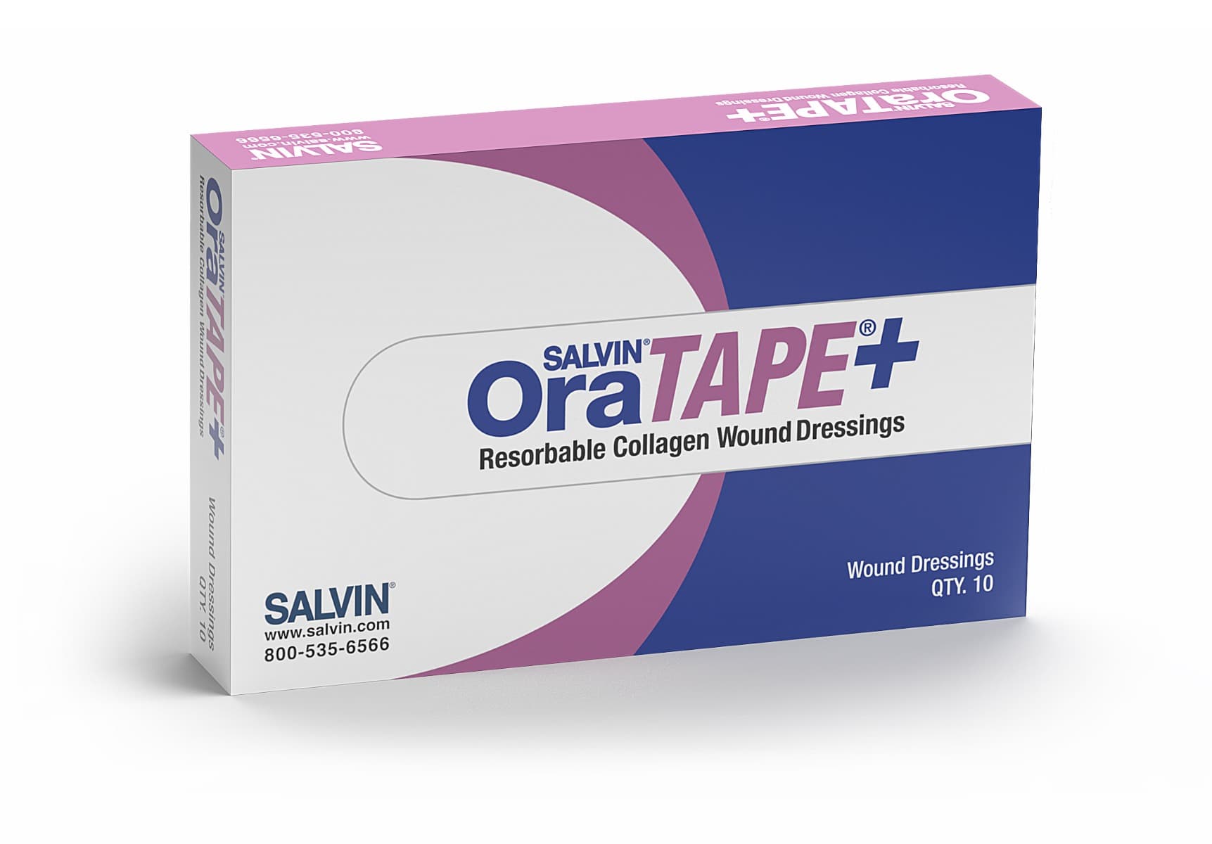 Salvin OraTAPE®+ Resorbable Collagen Wound Dressing - 10/Pack