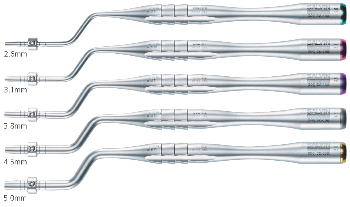 Salvin Set of 5 Offset Sinus Osteotomes