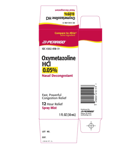 Oxymetazoline Spray Bottle 0.5%, 1oz Nasal Spray Bottle