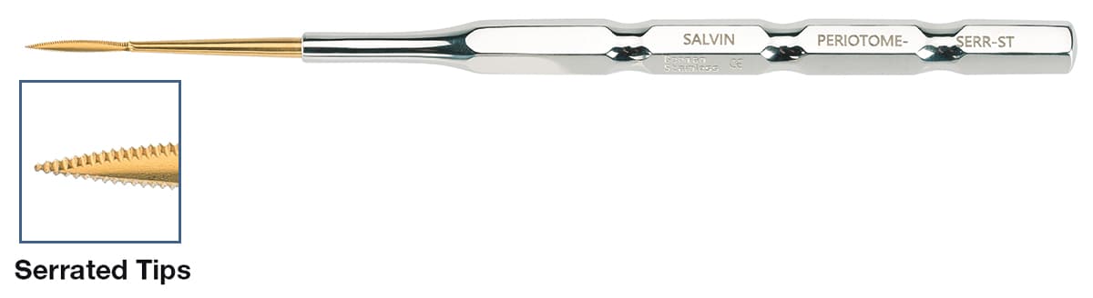 Salvin Straight Periotome With Serrated Tip                                                                  