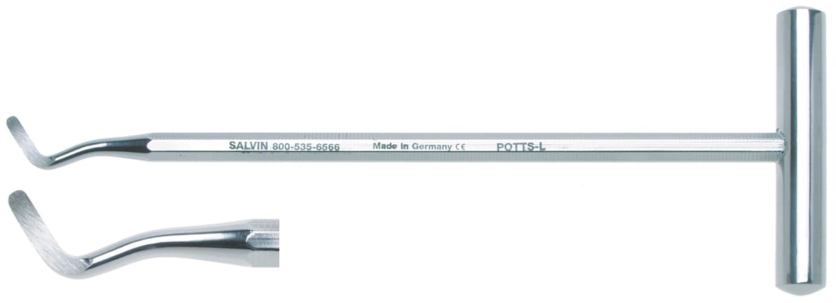 Salvin Potts "T-Handle" Elevator - Left                                                                    