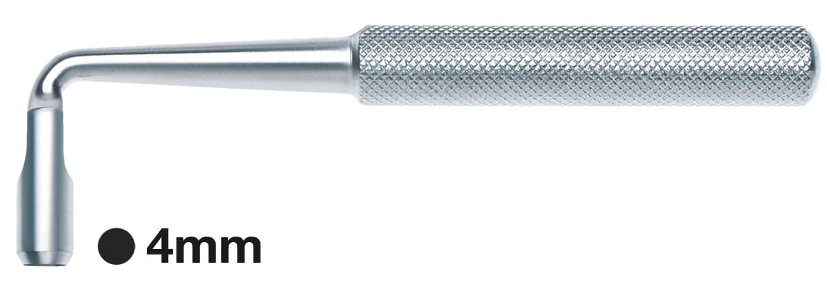 Salvin Stainless Steel Tissue Punch - Offset - 4mm Diameter