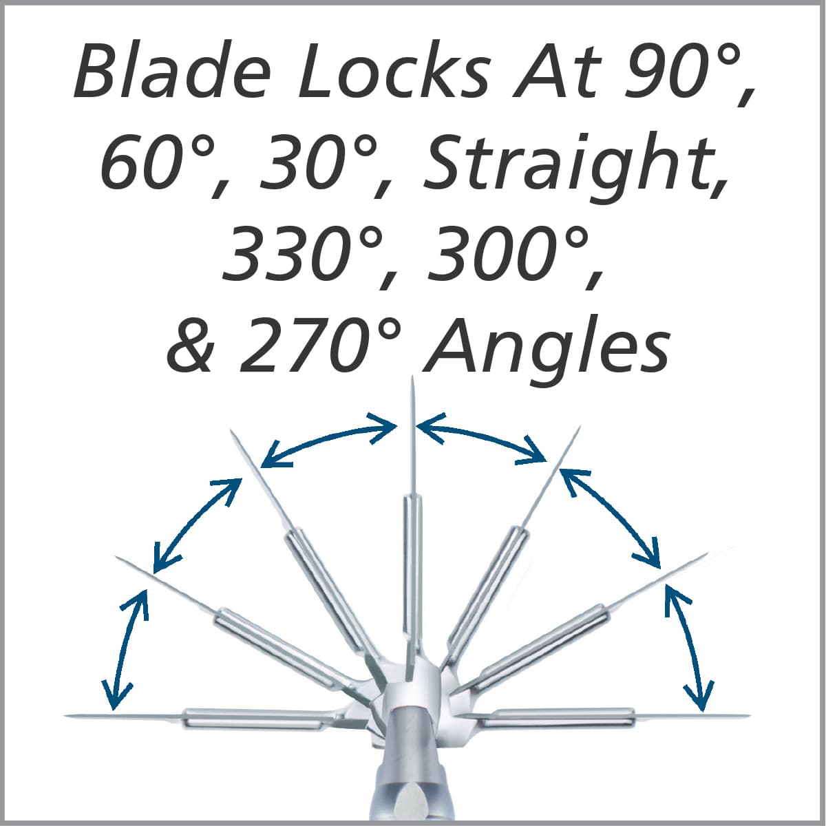 Salvin 6 Way Adjustable Angled Scalpel Handle